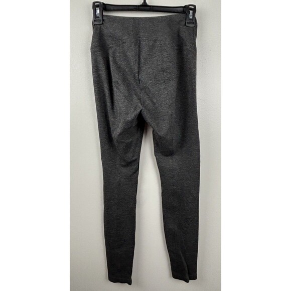 WHBM Runway Legging Size 6 Charcoal Gray Heather Ponte Knit Ankle Length Thick - Picture 3 of 4